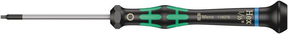 Wera 2054 Screwdriver for hexagon socket screws for electronic applications 05118076001