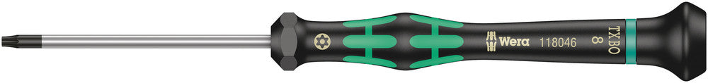 Wera 2067 TORX® BO Screwdriver for tamper-proof TORX® screws for electronic applications 05118046001