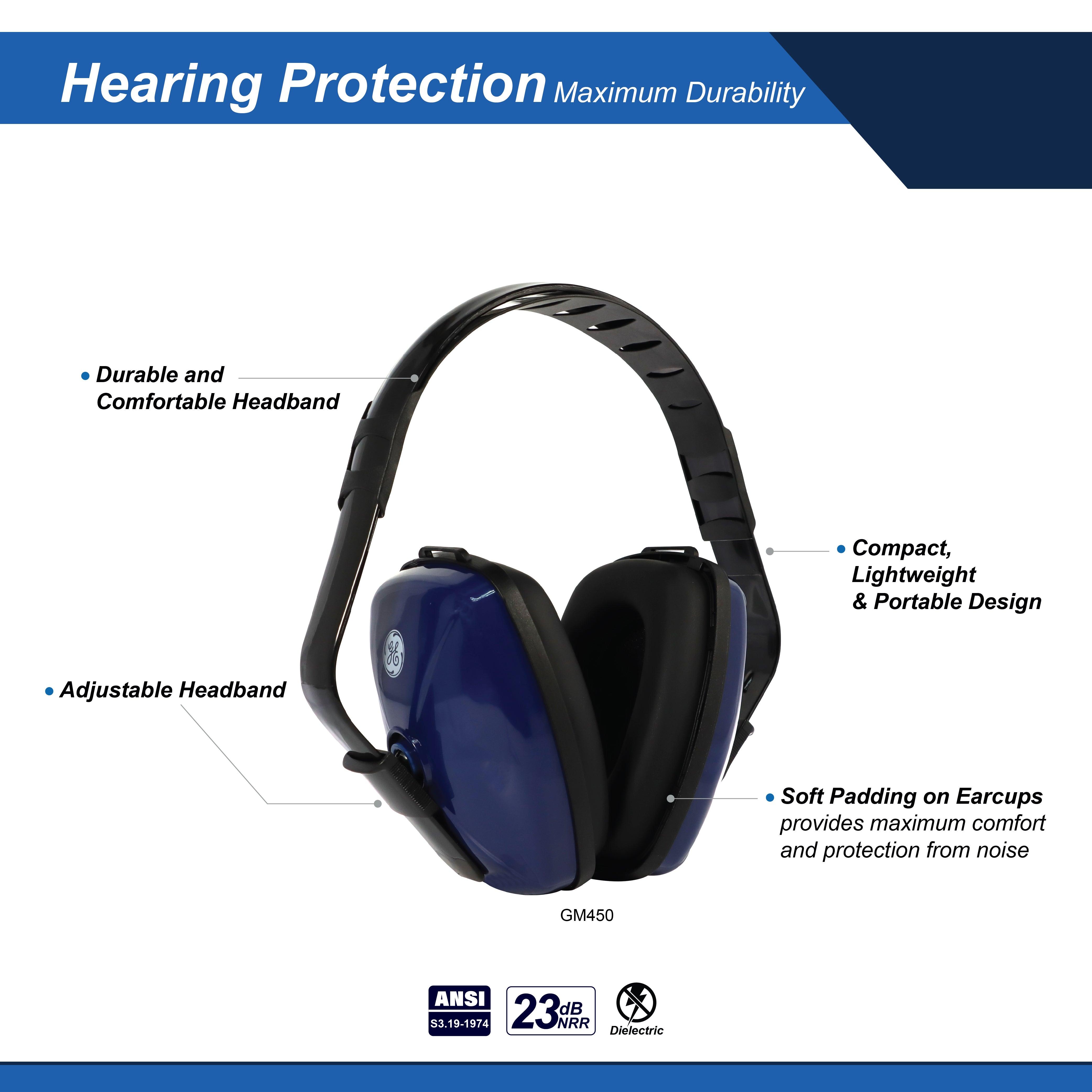 General Electric Protective dielectric and light weight earmuffs (GM450)