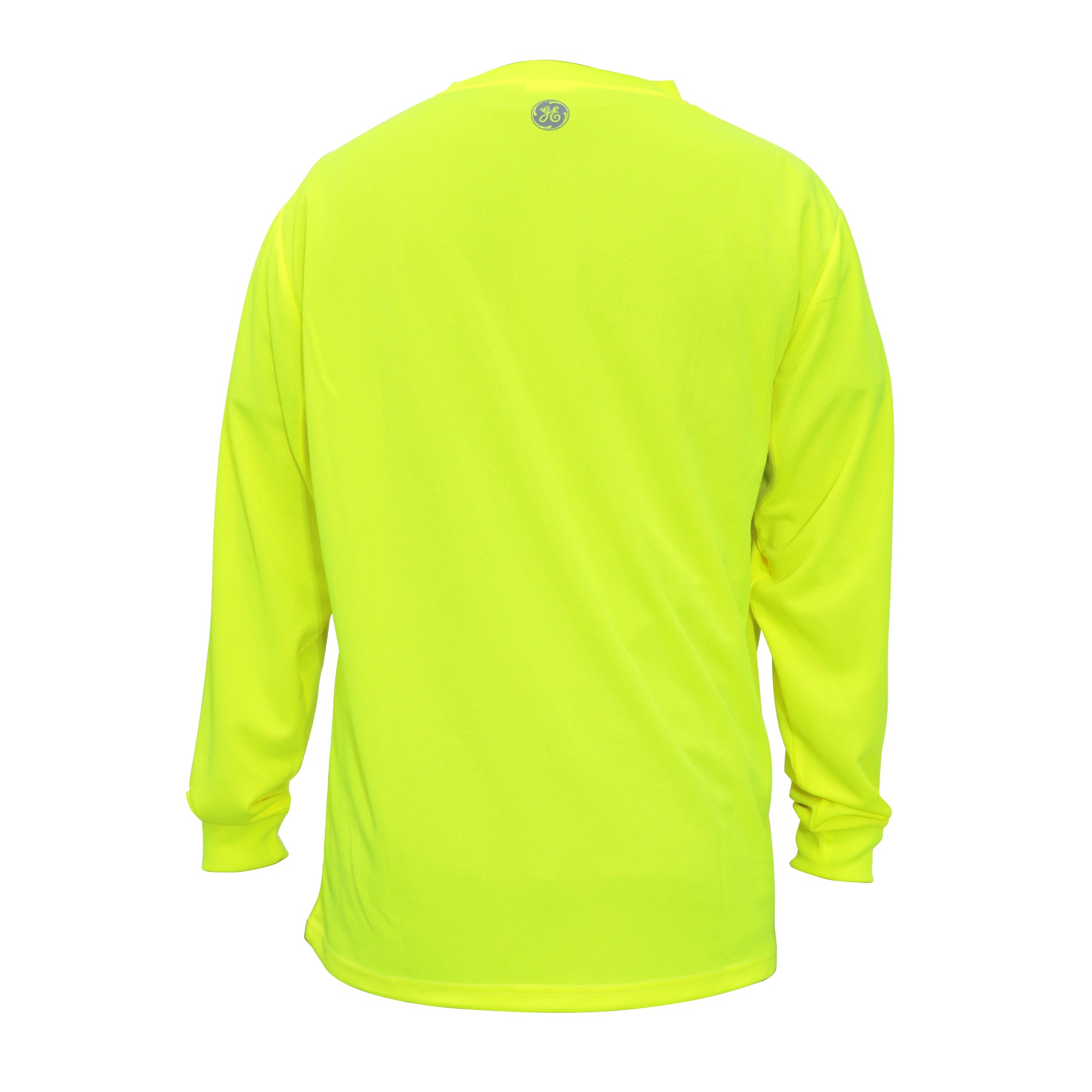 General Electric Hi-Vis Long Sleeve Shirt Breathable, Moisture Wicking, Green (GS108)