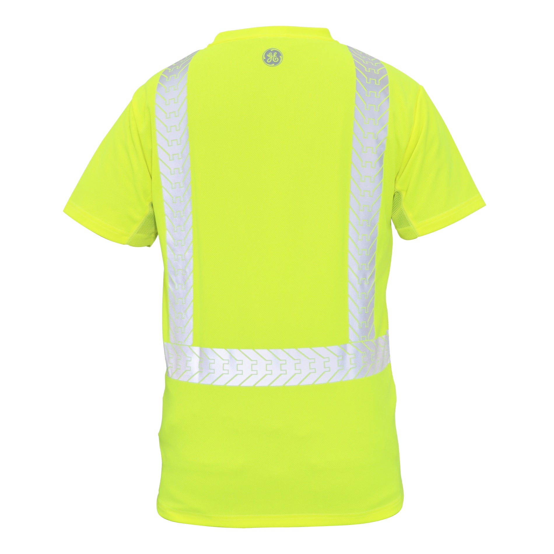 General Electric Hi-Vis Short Sleeve Shirt, Breathable, Moisture Wicking, Green (GS116)