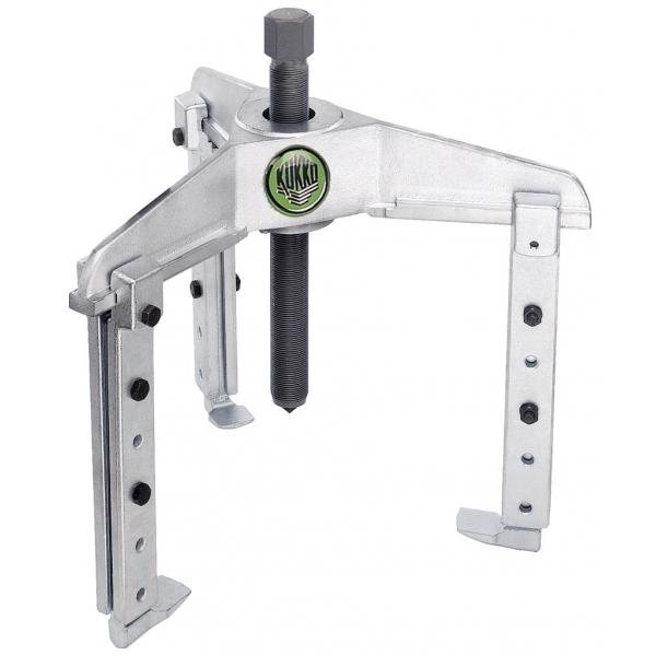 Kukko 11-0-AV Extra strong, 3-arm universal puller with adjustable clamping depth - Apollo Industries 