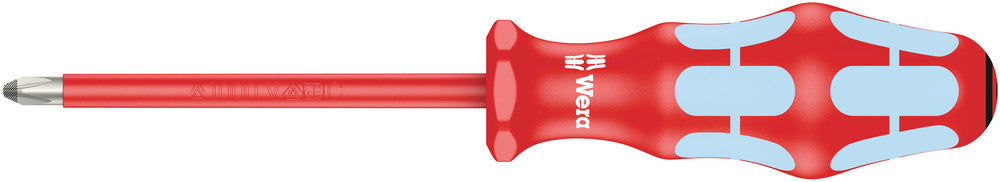 Wera 3165 i PZ VDE Insulated screwdriver for Pozidriv screws, stainless 05022740001