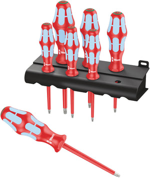 Wera 3167 i/7 TORX® Screwdriver set, stainless and rack 05022767001