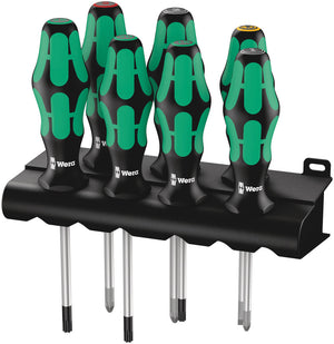Wera 335/350/367/7 Rack Screwdriver set Kraftform Plus Lasertip and rack 05320540001