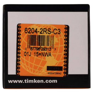 Timken 6204-2RS-C3 Deep Groove Ball Bearing 20x47x14mm - Apollo Industries llc