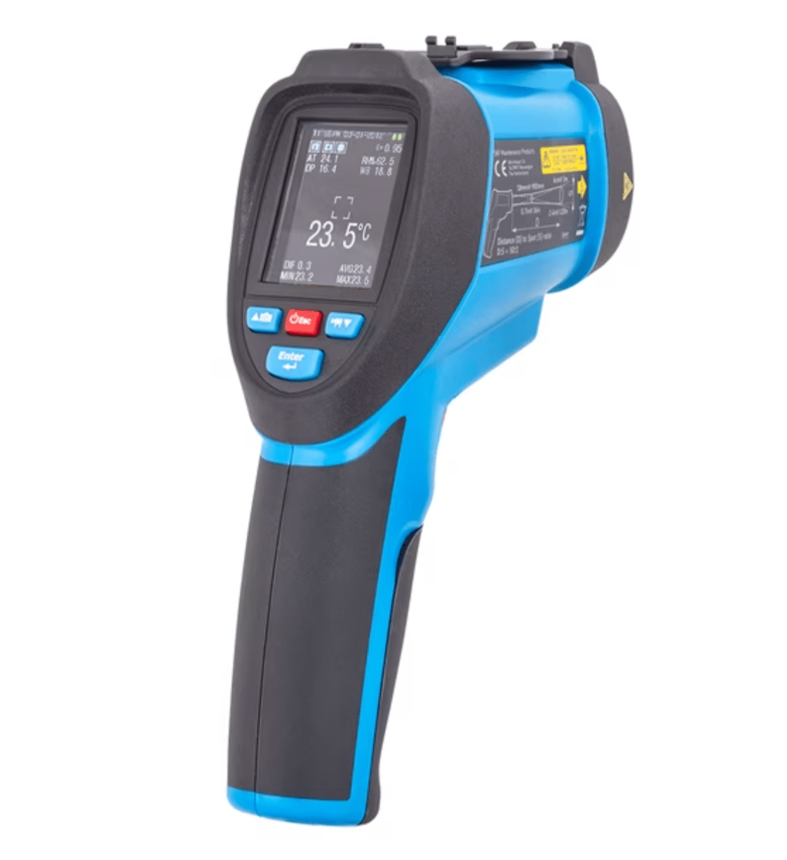 SKF TKTL 40, Video Infrared thermometer 50:1, with contact probe TMDT 2-30 - Apollo Industries llc