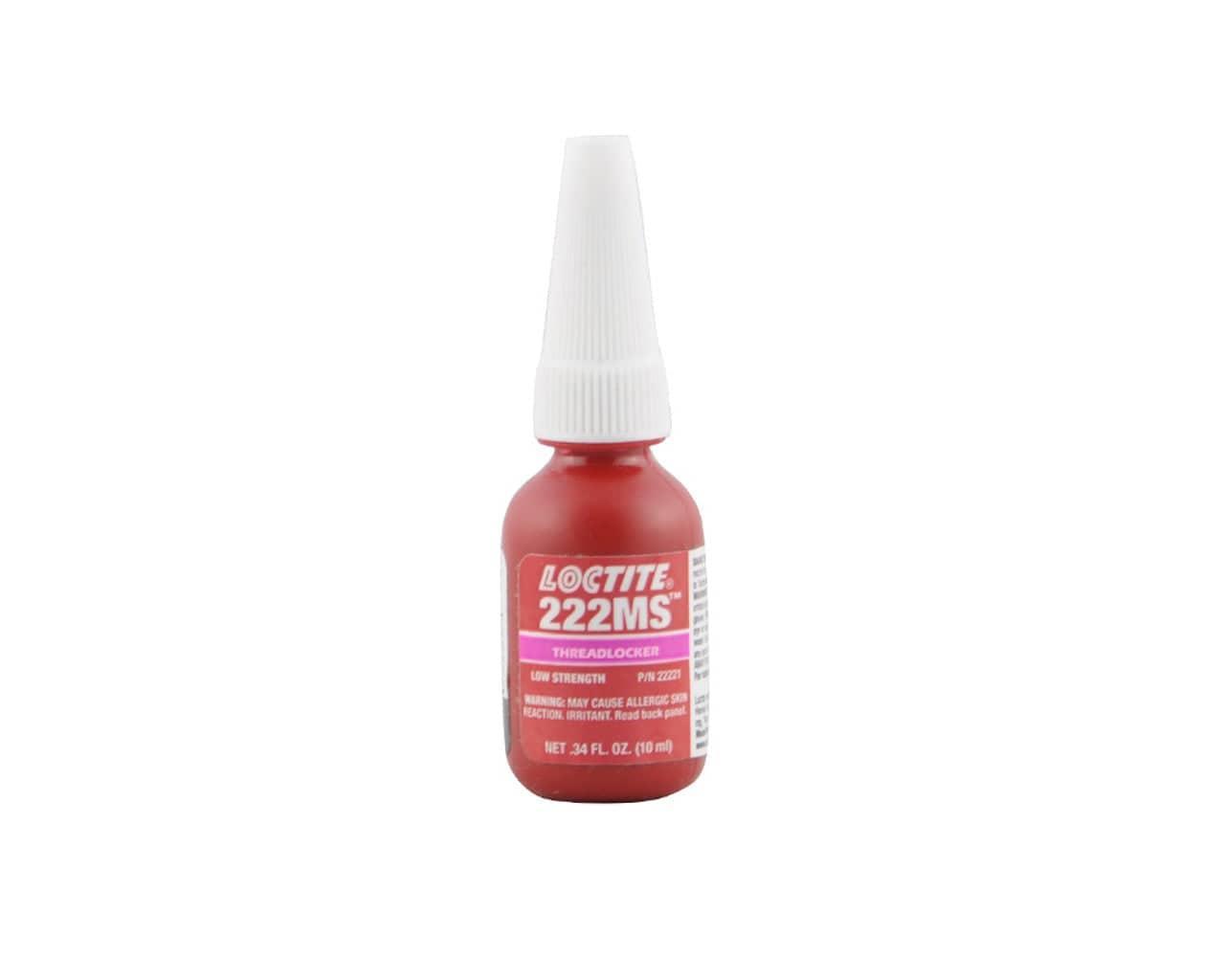 LOCTITE® 222MS Purple, low strength threadlocker (Military Spec) for small fasteners - Apollo Industries llc