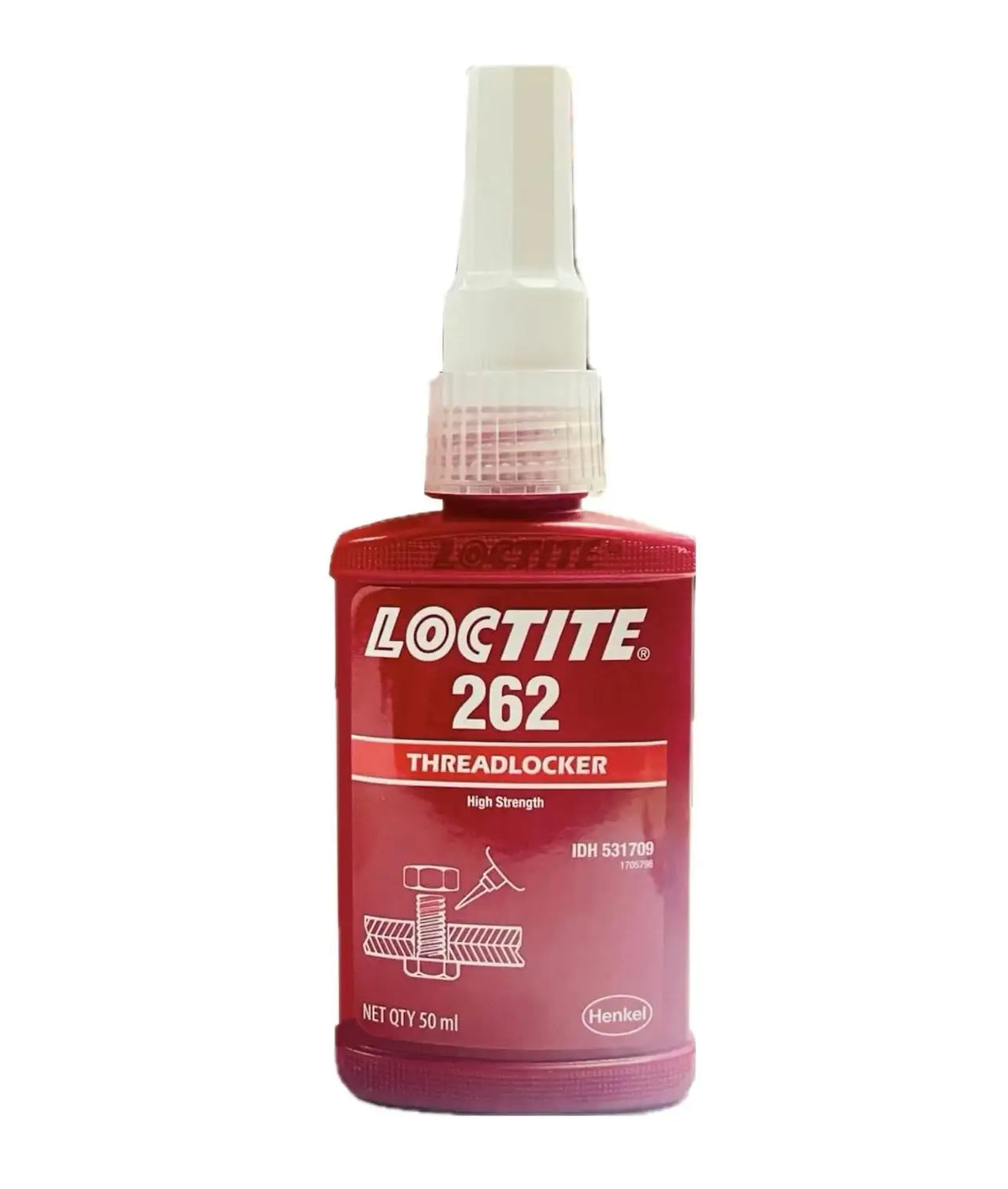 LOCTITE® 262 Red, high strength threadlocker