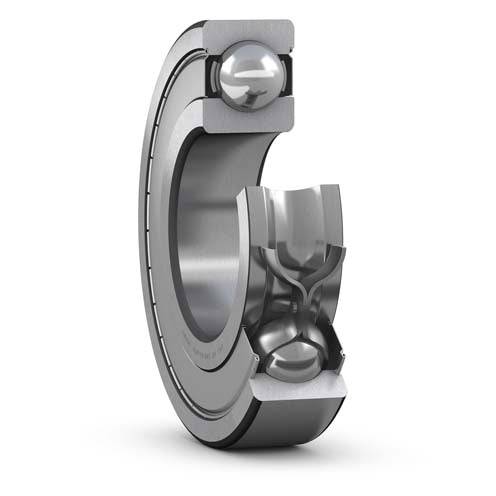 Timken 6203-ZZ-C3 Radial/Deep Groove Ball Bearing - Straight Bore, 17 mm ID, 40 mm OD, 12 mm Width, Double Shielded, Without Snap Ring - Apollo Industries llc
