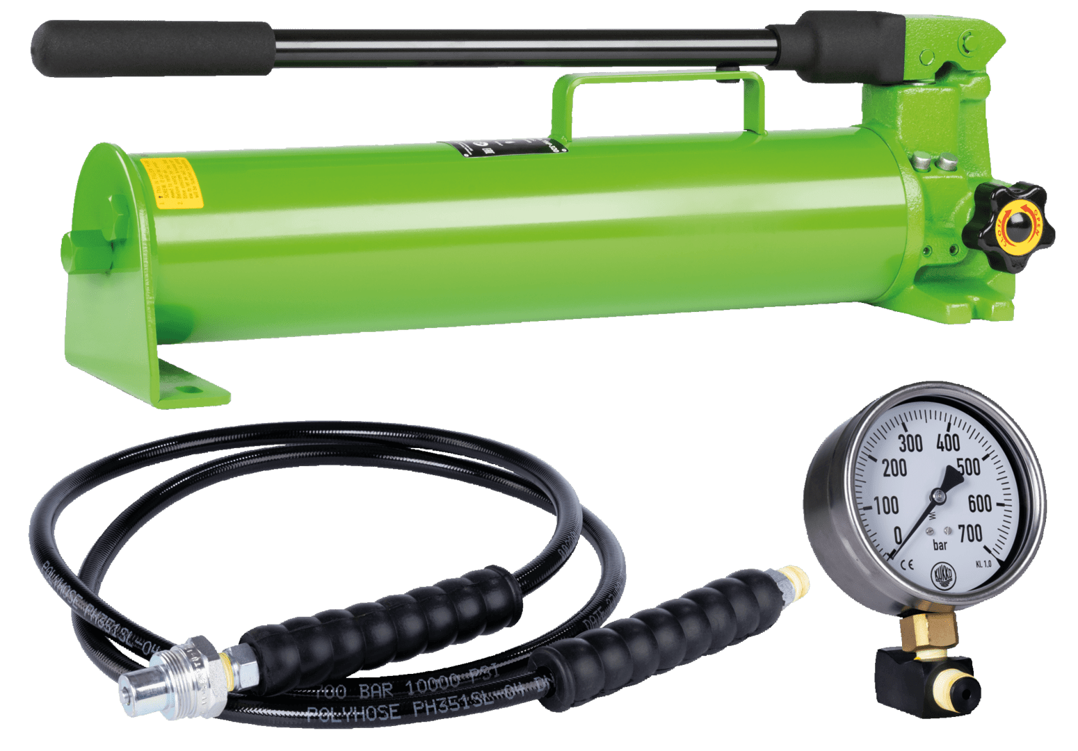 Kukko YHP-425 Hand pump with hose and pressure gauge - Apollo Industries llc