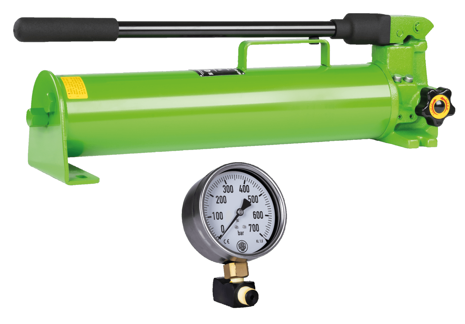 Kukko YHP-424 Hand pump with pressure gauge - Apollo Industries llc