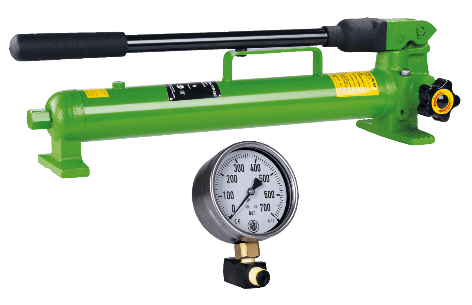 YHP-324 Hand pump with pressure gauge - Apollo Industries llc