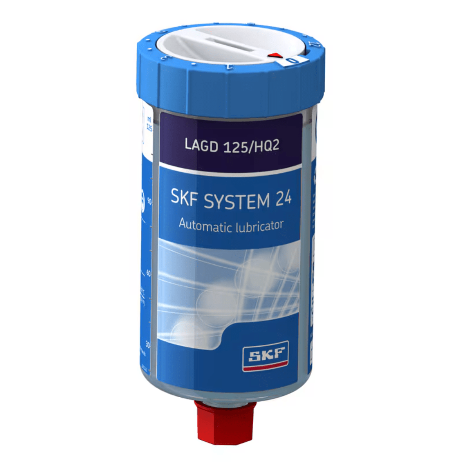 SKF LAGD 125/HQ2 Automatic lubricator with LGHQ 2 High performance, high temperature grease, 125ml - Apollo Industries llc
