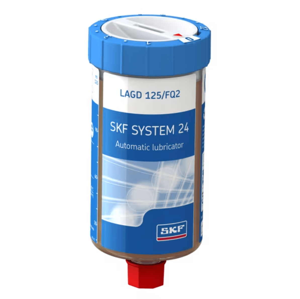 SKF LAGD 125/FQ2 Automatic lubricator with LGFQ 2 Food grade, high load and wide temperature grease, 125ml - Apollo Industries llc