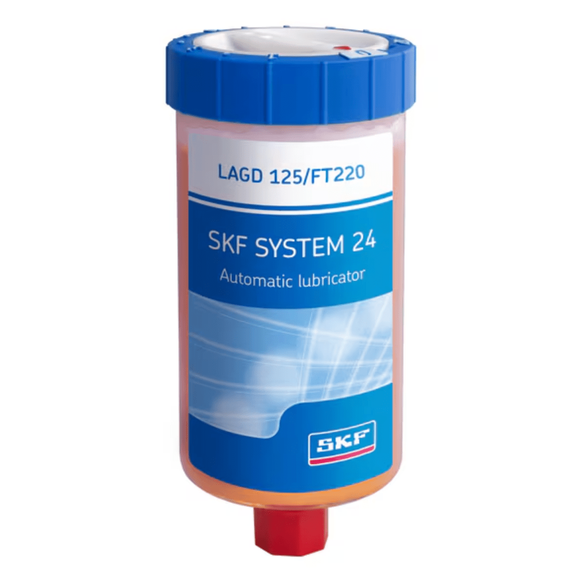SKF LAGD 125/FT220 Automatic lubricator with LFFT 220 Food grade, NSF H1 approved oil, 125ml - Apollo Industries llc