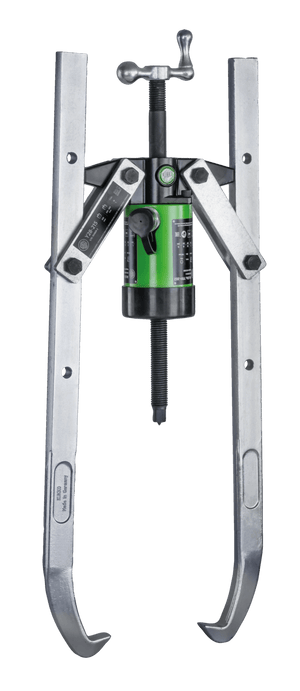 Kukko Y28-215 Hydraulic, 2-arm puller with adjustable clamping depth and hydraulic hollow piston cylinder for pump drive (high tractive force up to 45 t) - Apollo Industries llc