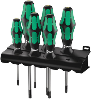 Wera 367/6 TORX® BO Kraftform Screwdriver set and rack 05138250001
