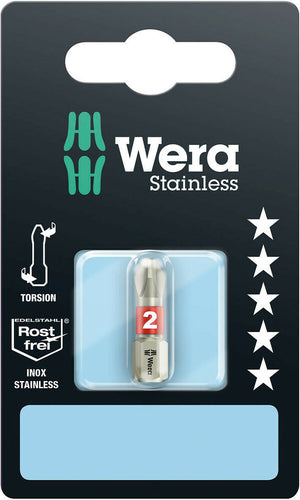 Wera 3851/1 TS SB bits, stainless 05073611001