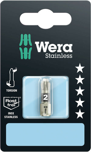 Wera 3855/1 TS SB bits, stainless 05073614001
