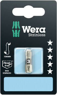 Wera 3855/1 TS SB bits, stainless 05073615001