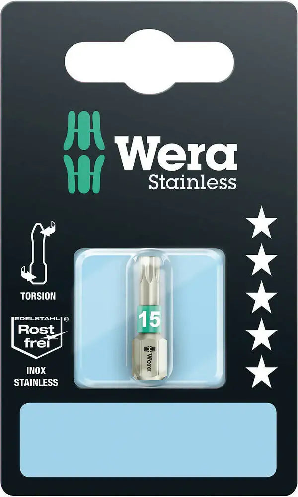 Wera 3867/1 TS SB TORX® bits, stainless 05073621001