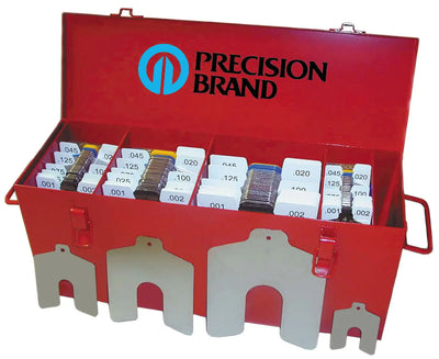 Precision Brand 42996 300 Piece All-In-One Decimal Slotted Shim Assortment set - Made In USA