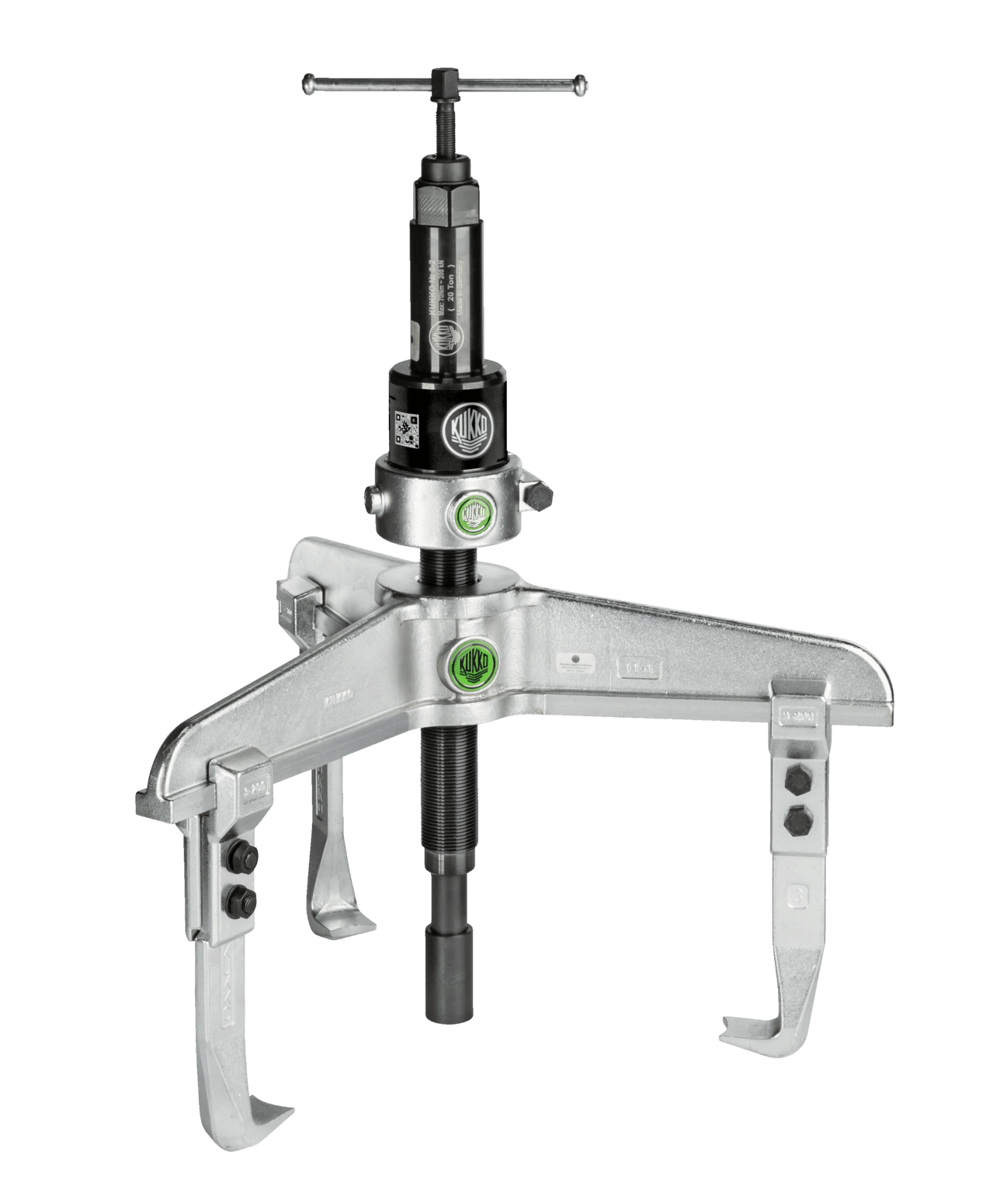 Kukko 11-3-B	Extra strong, 3-arm universal puller with grease hydraulic spindle