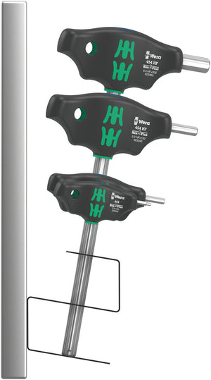 Wera 454/7 HF Set 2 Screwdriver set T-handle Hex-Plus screwdrivers with holding function 05023453001
