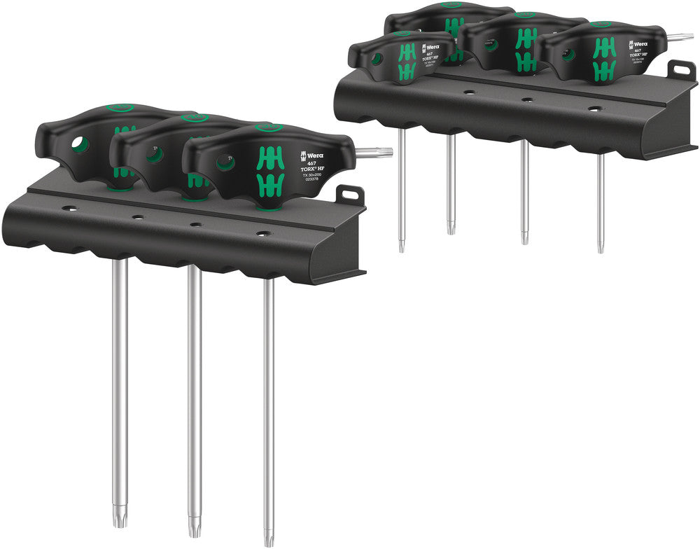 Wera 467/7 TORX® HF Set 1 screwdriver set T-handle TORX® screwdrivers with holding function 05023452001