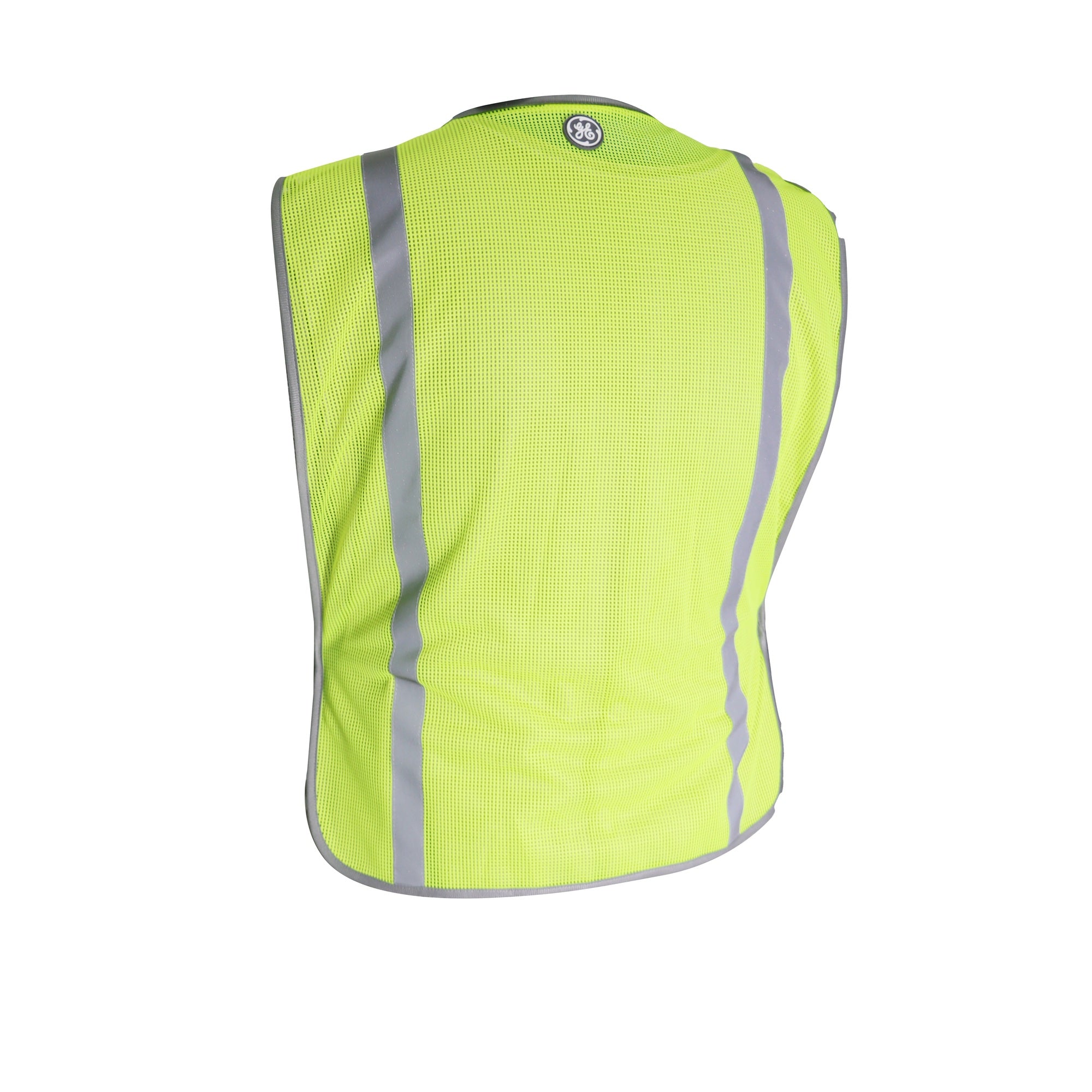 General Electric Green Safety Vest, Inner Pocket, W/Elastic strap, One Size (GV074G)