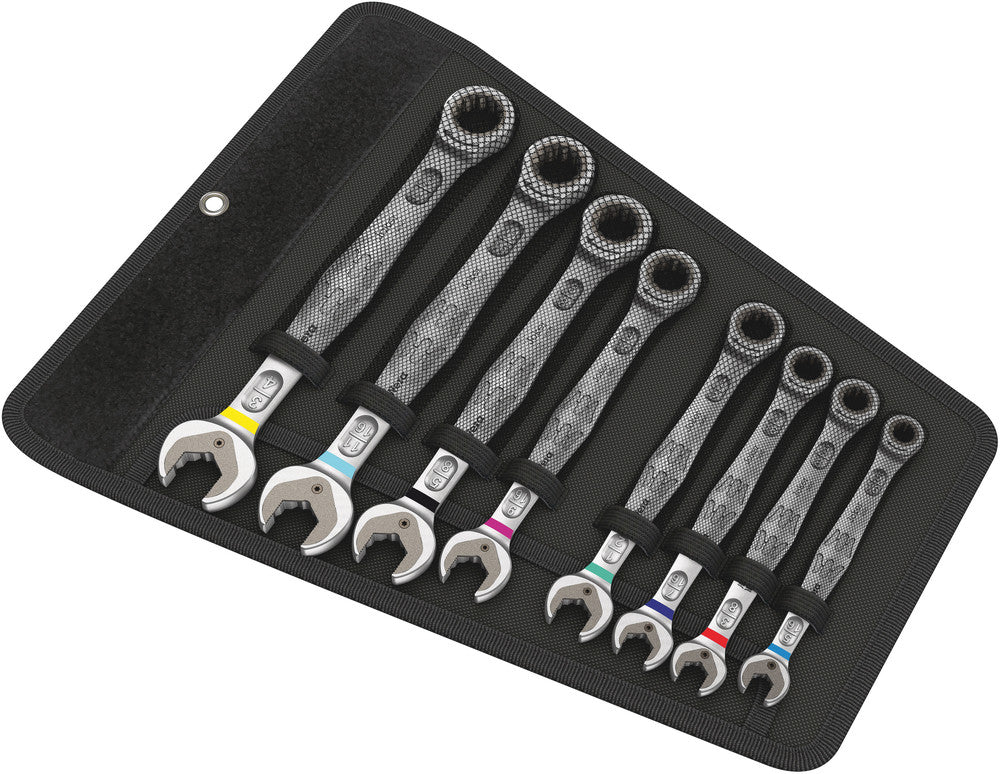 Wera 6000 Joker 8 Imperial Set 1 Ratcheting combination wrenches set, Imperial 05020012001