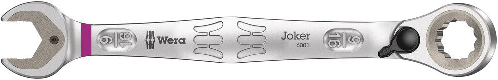 Wera 6001 Joker Switch Ratcheting combination wrench, with switch lever, imperial 05020079001