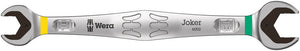 Wera 6002 Joker Double Open end wrenches 05003760001