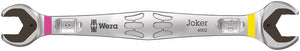 Wera 6002 Joker Double Open end wrenches 05020259001