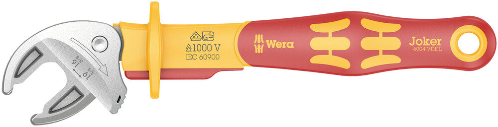 Wera 6004 Joker VDE L VDE-insulated self-setting spanner 05020153001