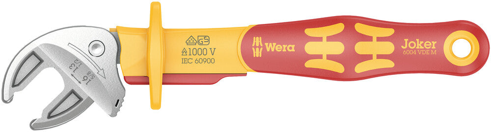 Wera 6004 Joker VDE M VDE-insulated, self-setting spanner 05020152001