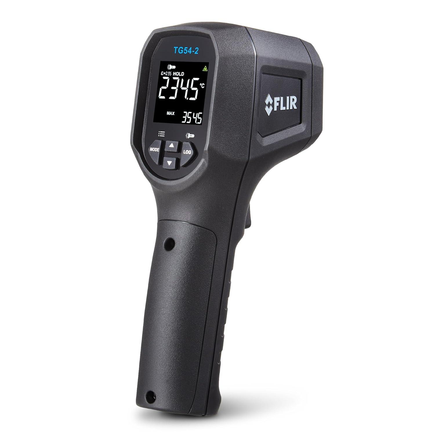 FLIR TG54-2 20:1 Spot IR Thermometer with Digital Readout: for Non-Contact Temperature Measurements up to 1,562 Degrees F