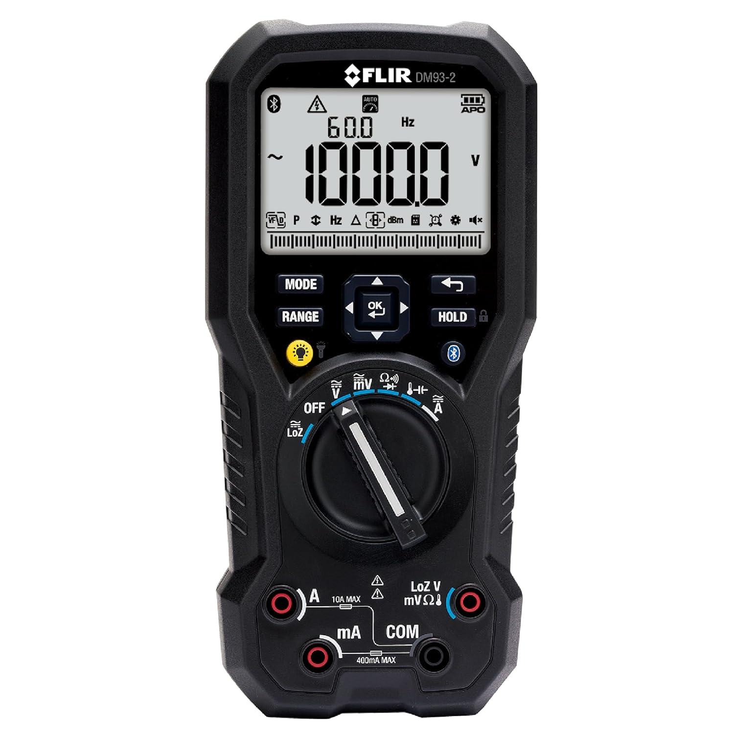 FLIR DM93-2 Industrial Digital Multimeter with METERLiNK