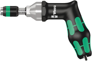Wera Series 7400 Kraftform pistol handle, adjustable torque screwdrivers (25.0-55.0 in. lbs.) with Rapidaptor quick-release chuck 05074712001