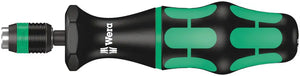Wera 7400 Imperial series Kraftform Torque screwdrivers, with factory pre-set value (2.5-29.0 in. lbs.) and Rapidaptor quick-release chuck, handle size 105 mm 05074720001