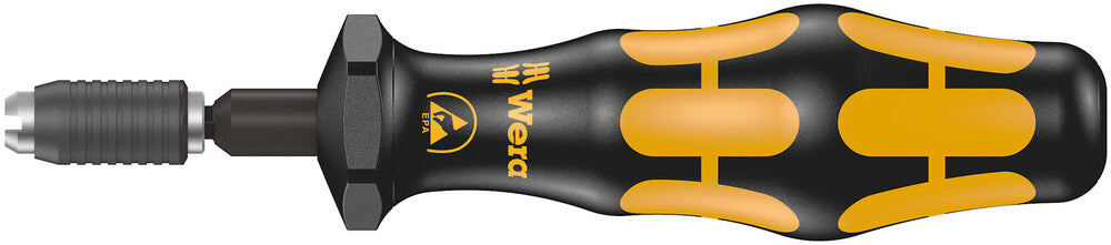 Wera 7400 ESD series Kraftform Torque screwdrivers, with factory pre-set value (0.1-1.0 Nm) and quick-release chuck 05074828001