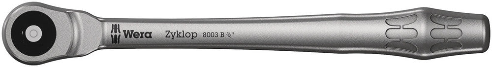 Wera 8003 B Zyklop Metal Ratchet with push-through square and 3/8" drive 05004033001