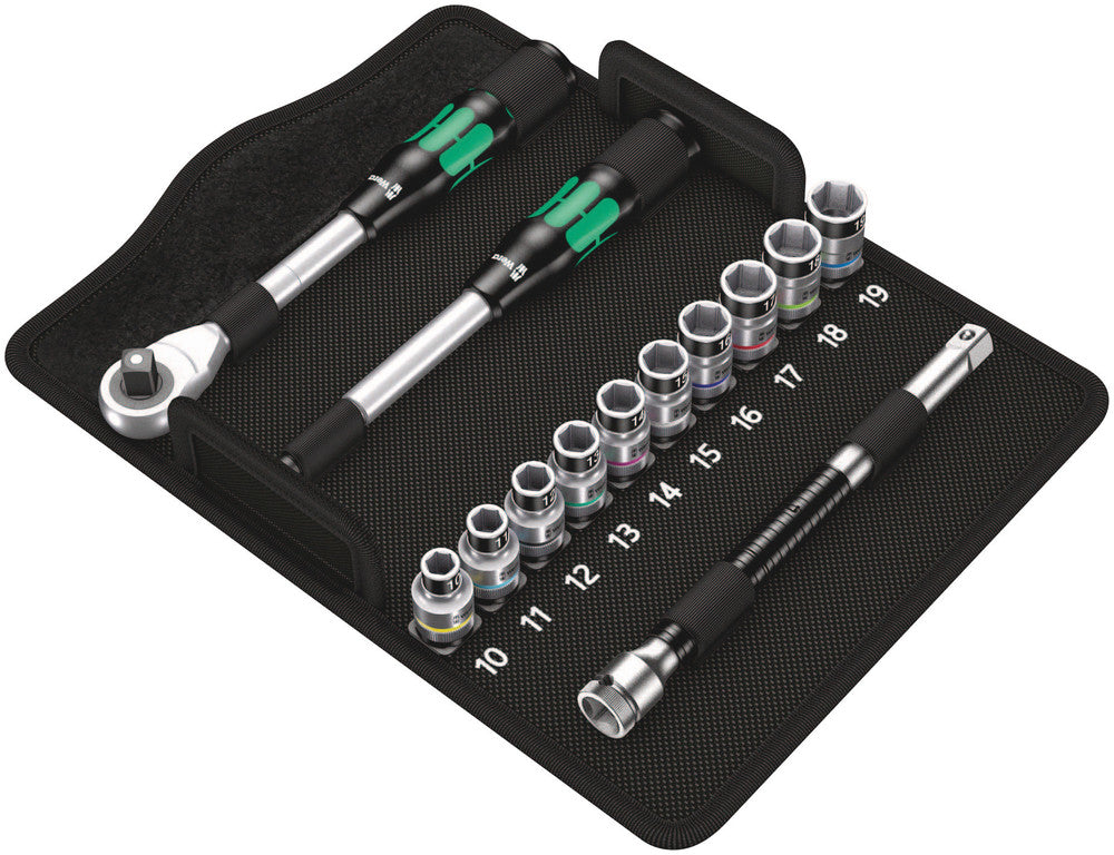 Wera 8006 SC 1 Zyklop Hybrid Ratchet Set, 1/2" drive, metric 05004090001