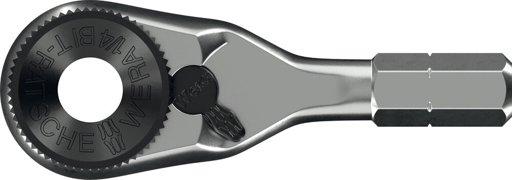 Wera 8011 Zyklop Mini 4 Bit ratchet, 1/4" 05003662001