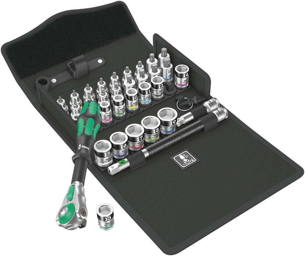 Wera 8100 SB All-in Zyklop Speed ratchet set, 3/8" drive 05003536001
