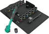 Wera 8100 SB 12 Zyklop Comfort Ratchet set, reversing lever, 3/8" drive, metric, 16 pieces (05005530001)