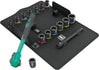 Wera 8100 SB 12 Zyklop Comfort Ratchet set, reversing lever, 3/8" drive, metric, 16 pieces (05005530001)