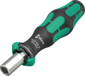 Wera 838 RA S Bit-holding handle with ratchet functionality, 1/4" 05051492001