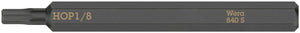 Wera 840 S Hex-Plus bits for impact screwdrivers 05018154001